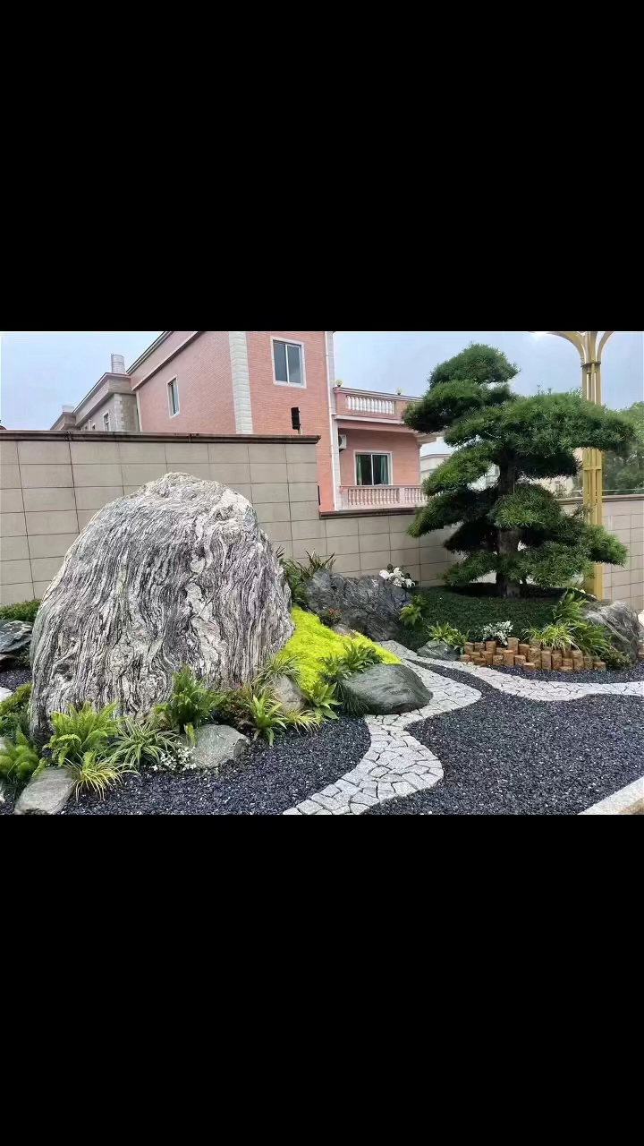 雪浪石一种具有艺术感的景观石