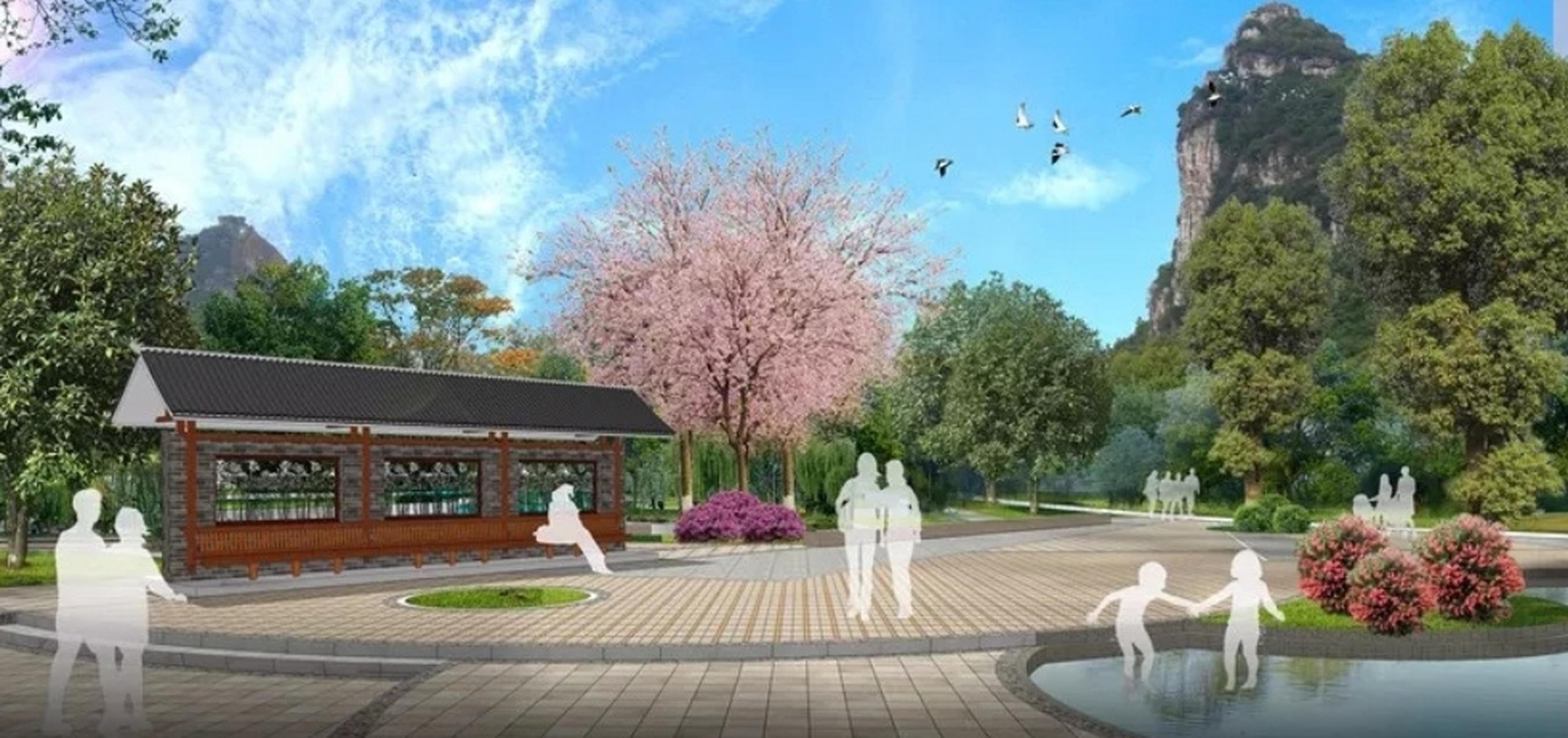 柳州都乐岩公园风景