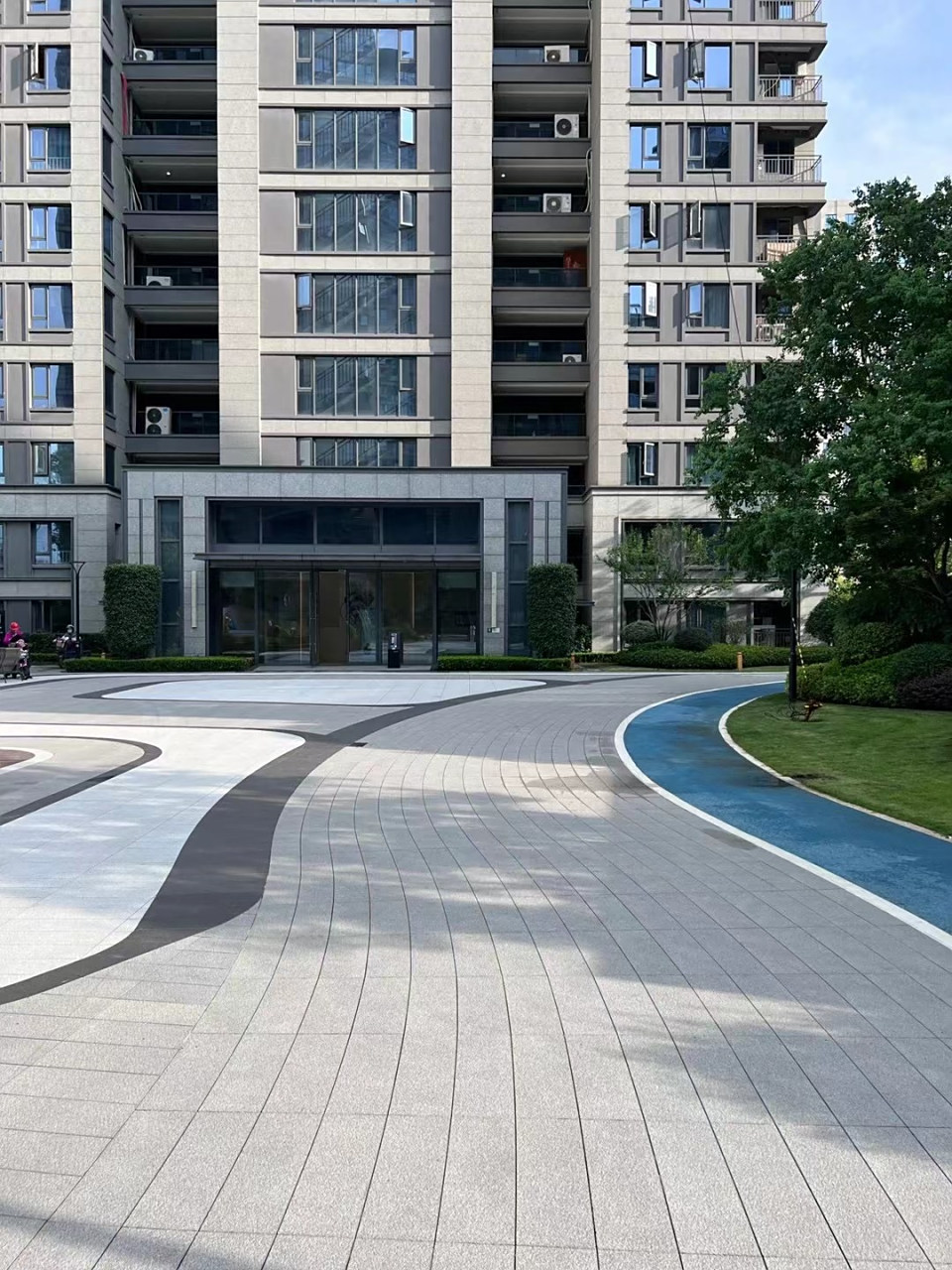 pc生态砖铺装效果图