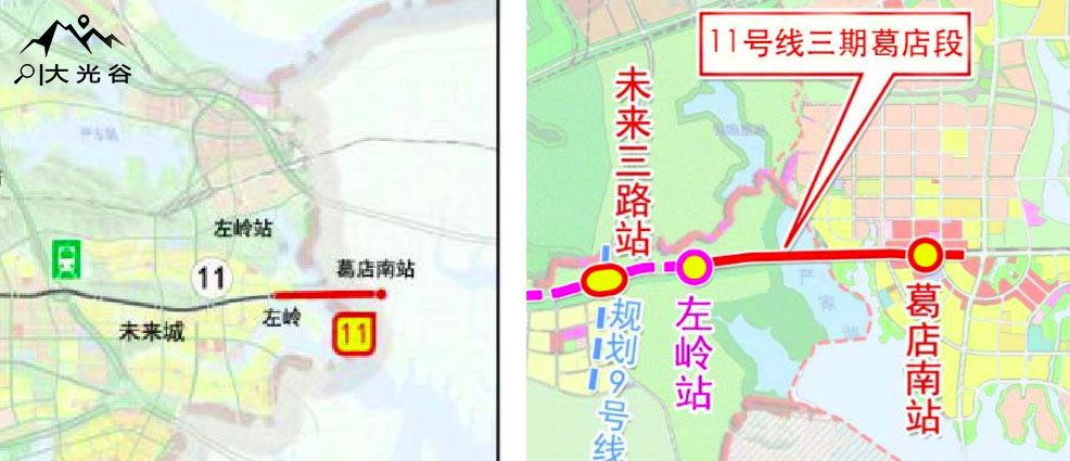 武汉地铁11号线葛店段就快开通了!快来看看经过哪些地方