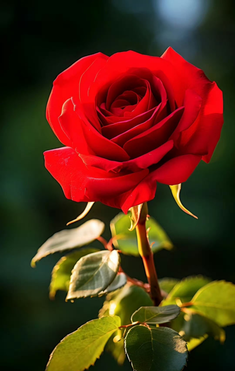 红玫瑰,漂亮吧!