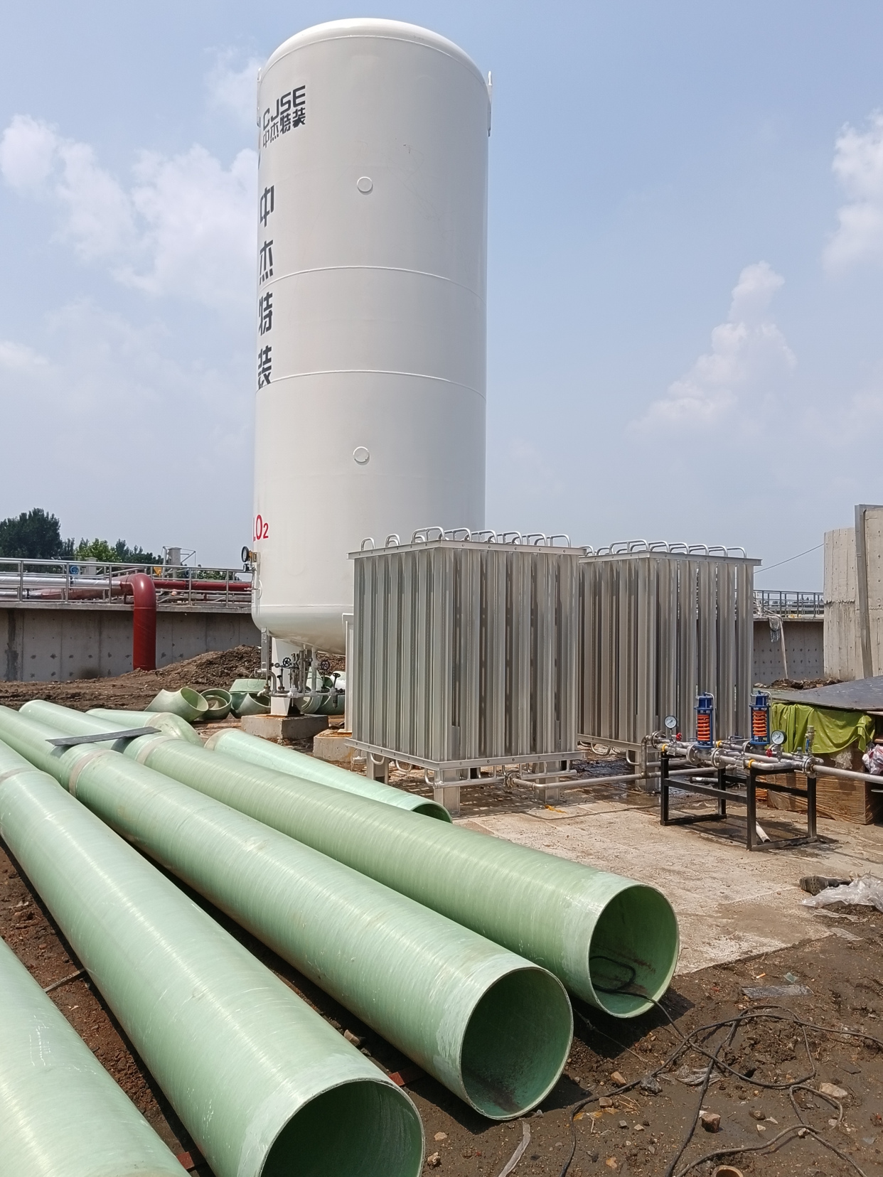 污水处理厂液氧气化站