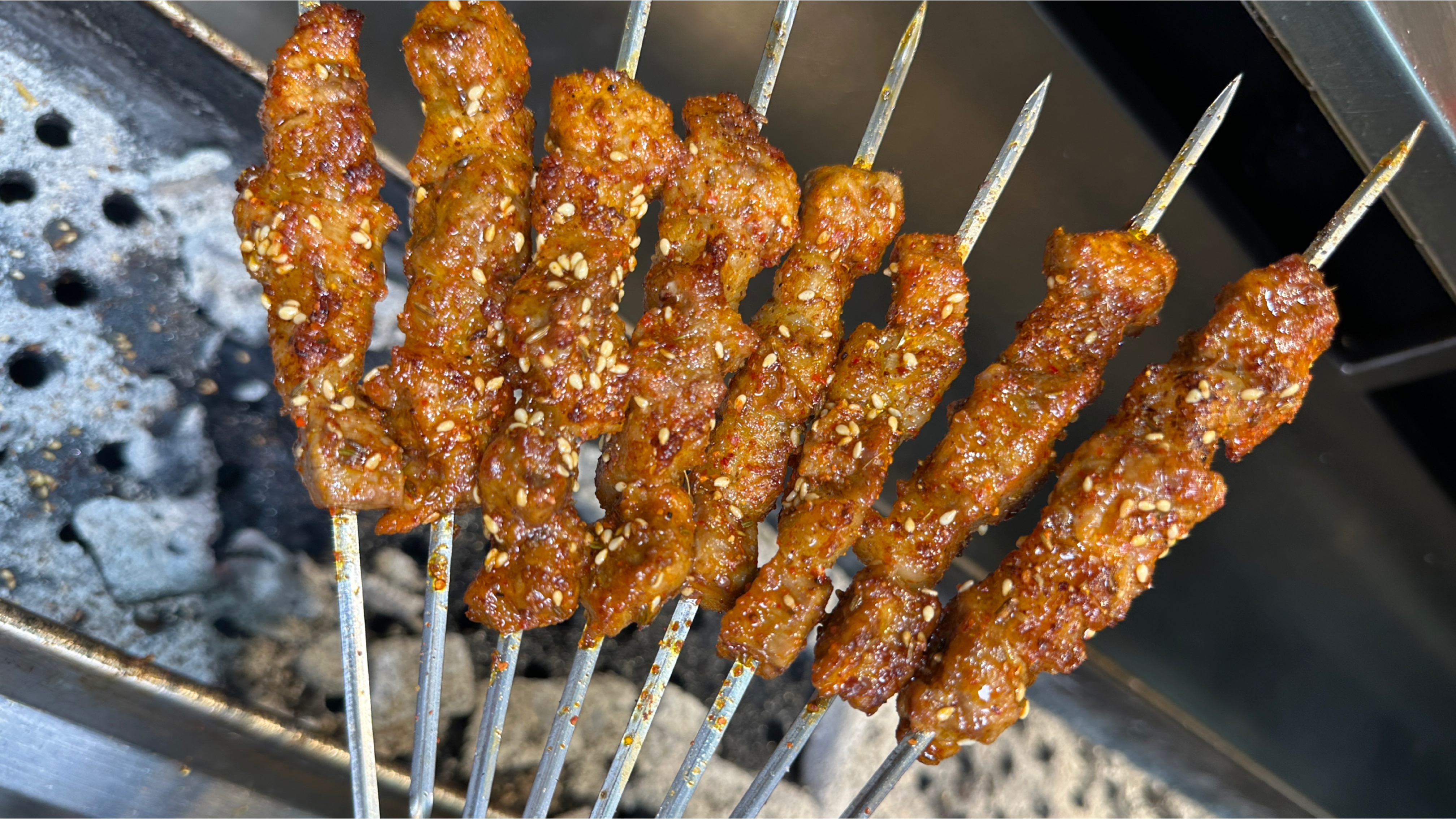 鲜香味美不硬不柴的牛肉串配方烤制方法