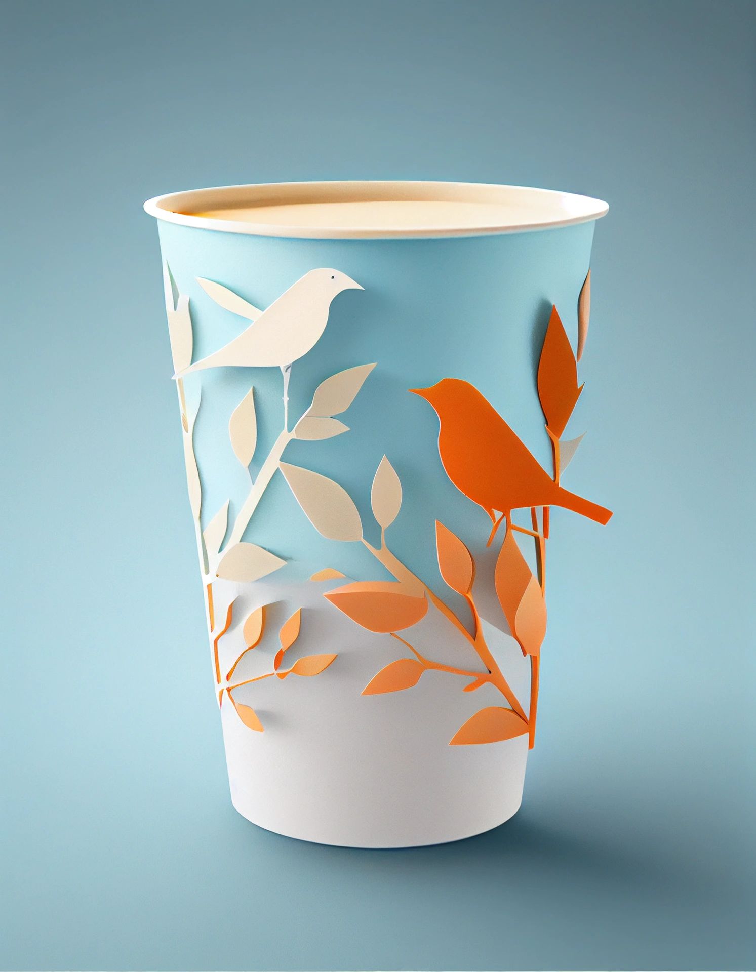 纸艺杯子,小朋友的手工作业来了,快点做起来吧