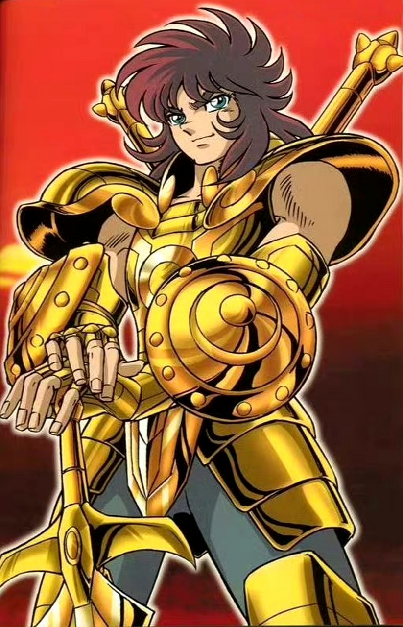 一组圣斗士星矢 冥王哈迪斯十二宫篇角色插画,复活的黄金圣斗士以冥