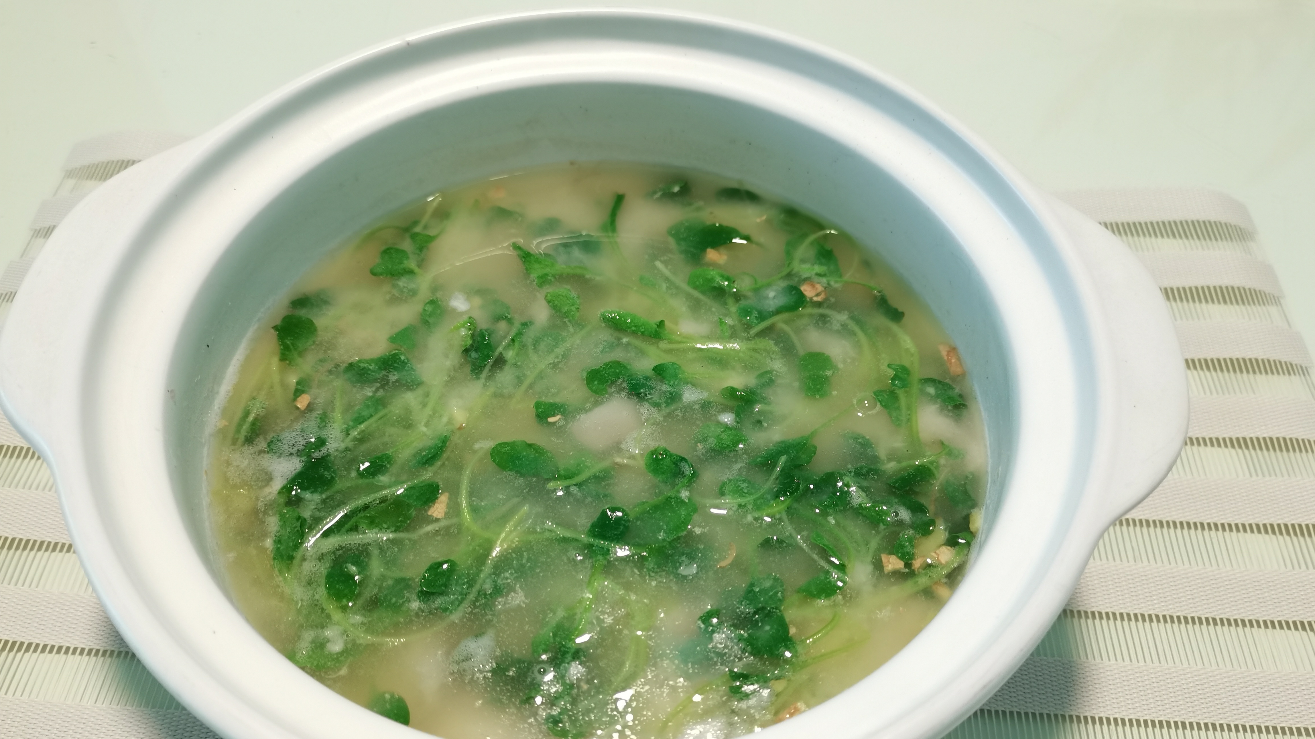 浓稠可口的芋头娃娃菜,一道值得推荐的素食汤