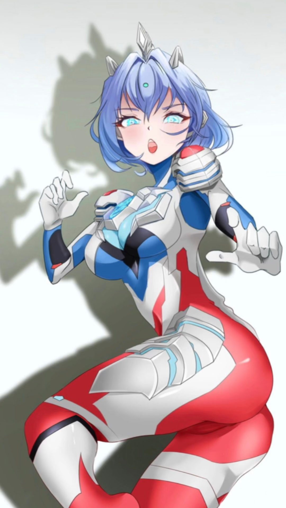 奥特曼变成可爱女孩子了