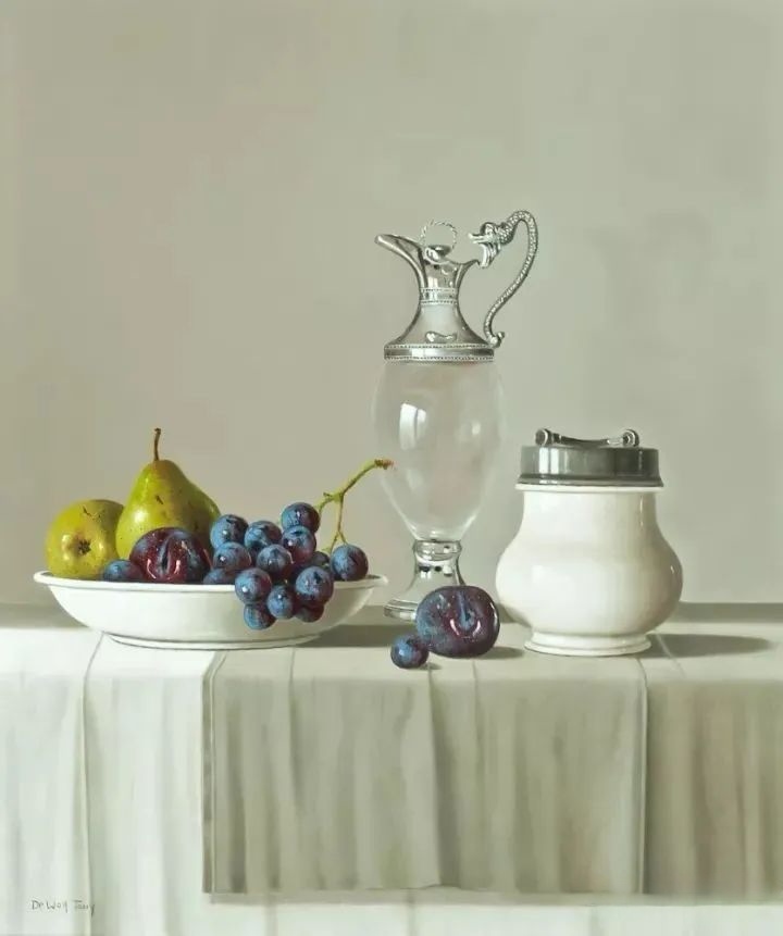 一组超写实油画静物作品欣赏