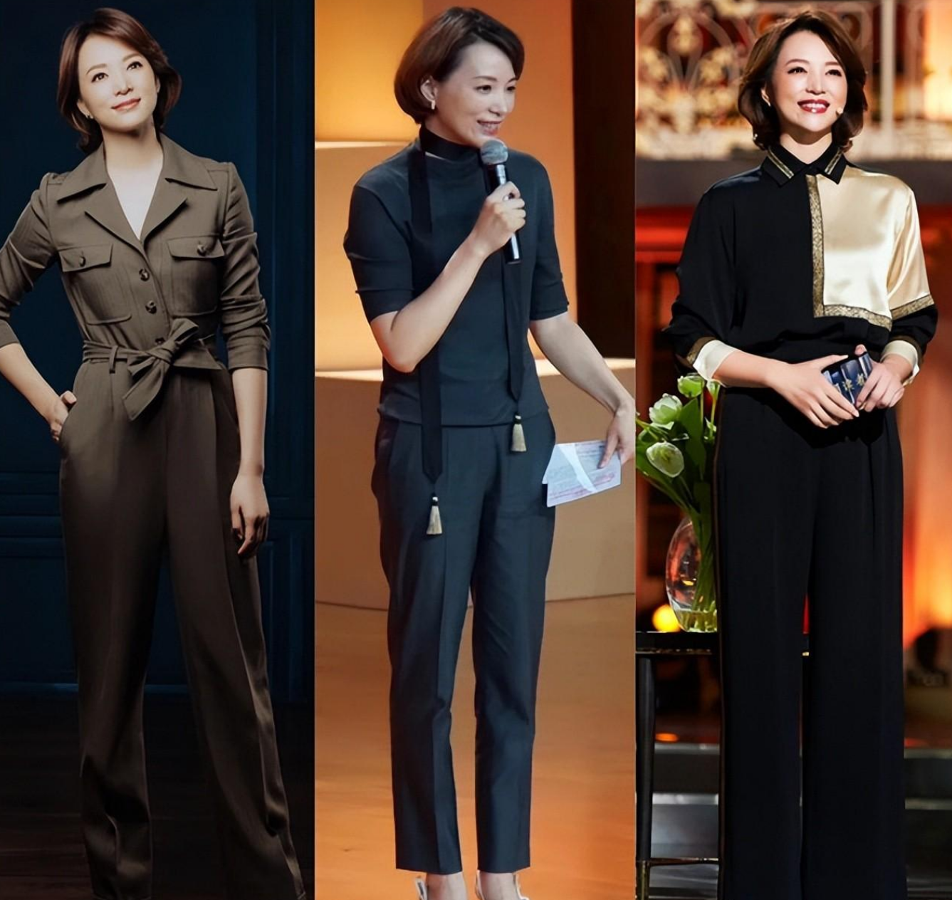 "最美主持人"董卿告诉你:女人过40,裙要长,发要短,优雅端庄