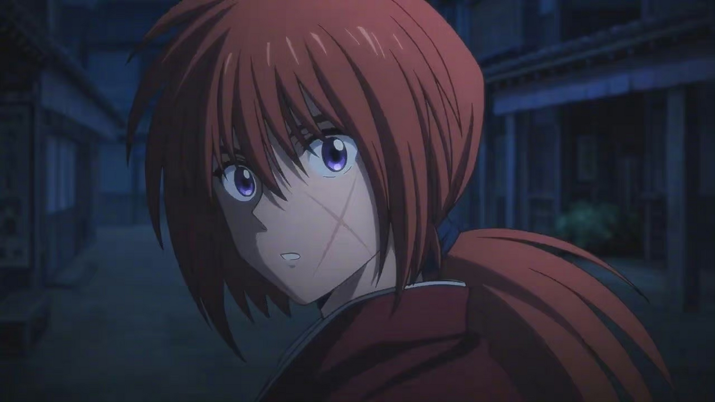 经典动漫# 「浪客剑心」新作动画「-明治剑客浪漫譚-」最新主视觉图