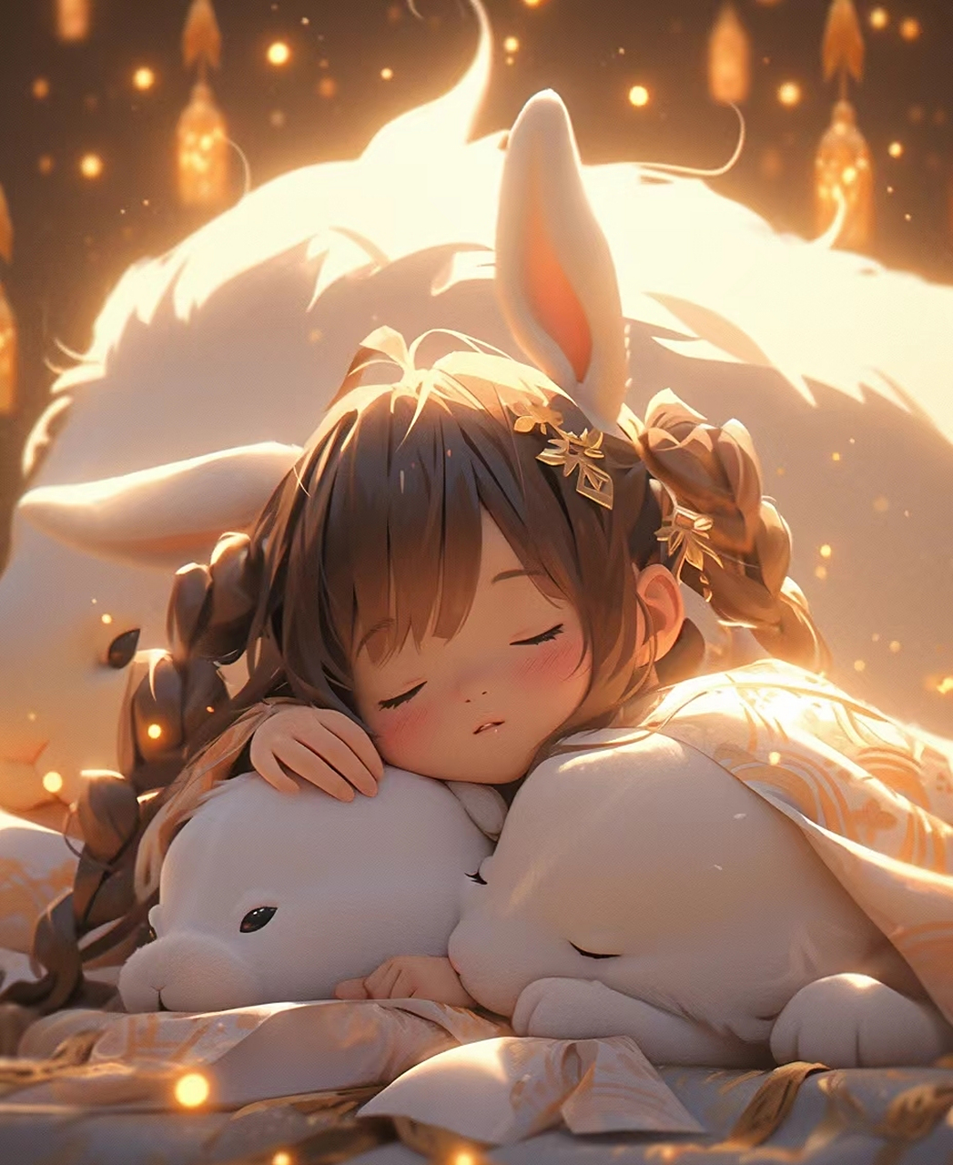 十二生肖拟人之卯兔第二波#ai绘画