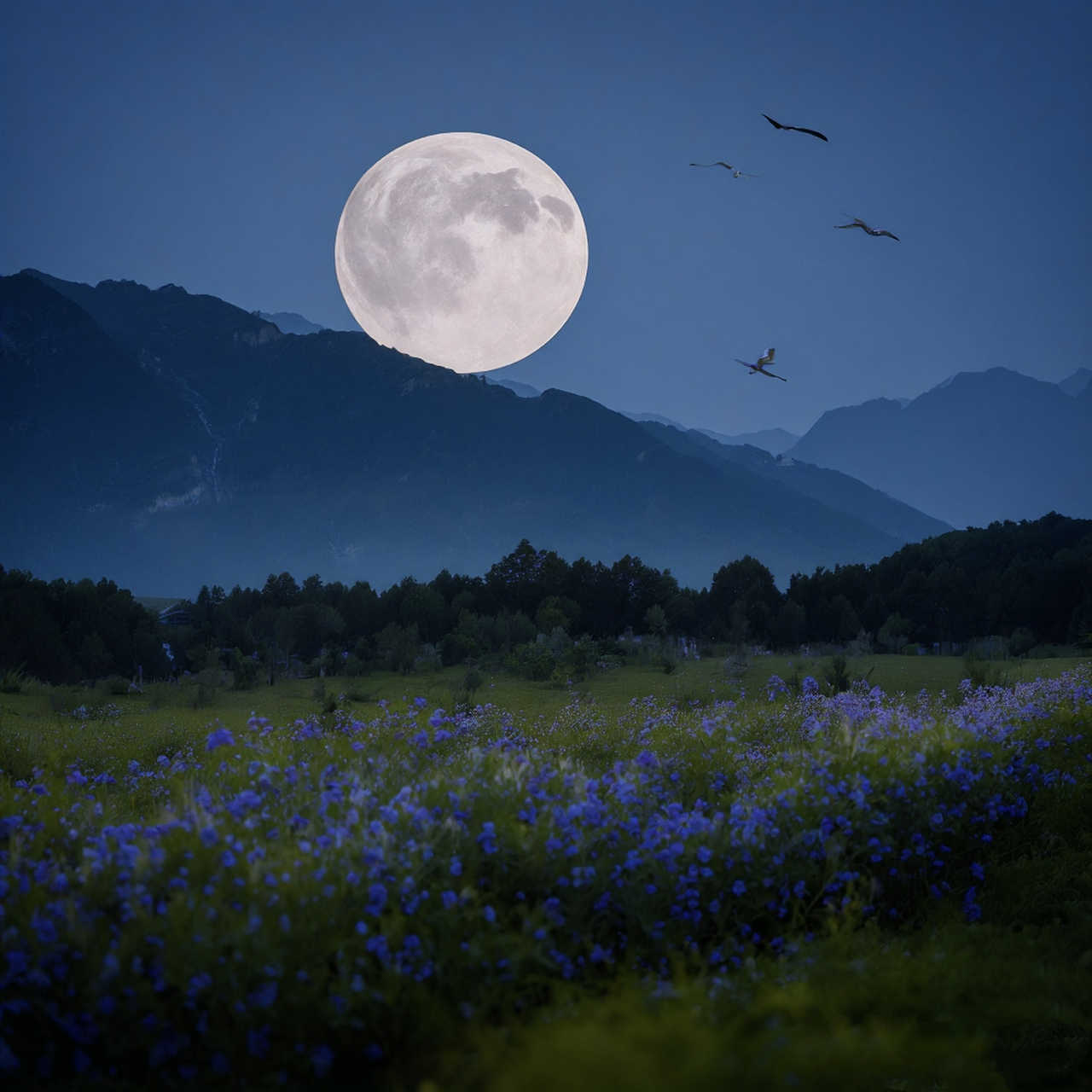 静静的夜,月光如银 思绪缠绕,难以抽离 黑夜的寂静