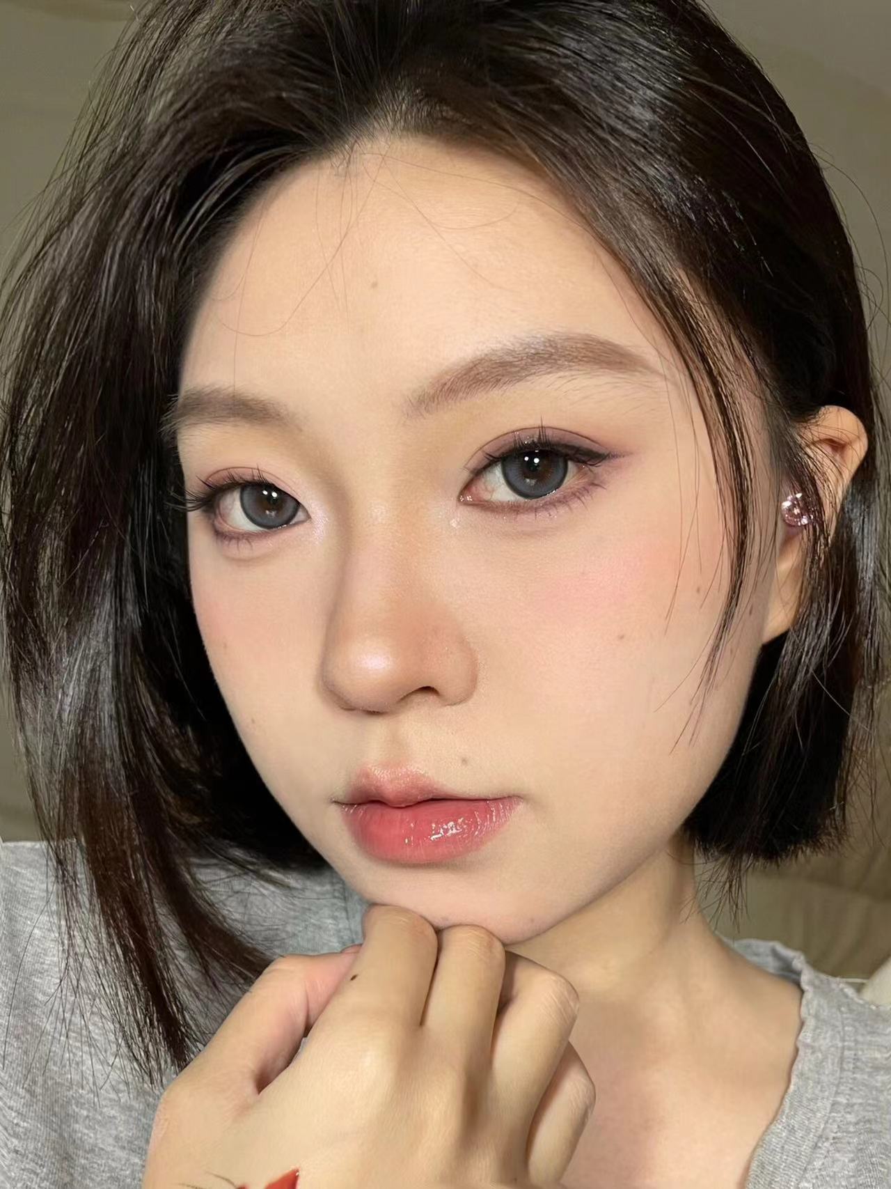 超适合圆脸的布偶妆容 圆脸五官扁平化妆思路 把重点放在五官脸型的