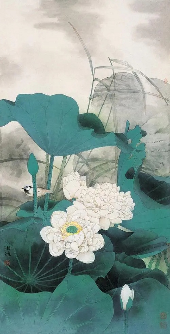 「荷花篇」盘点被「大师国画作品」惊艳绝美的画作分享第十九弹,今天