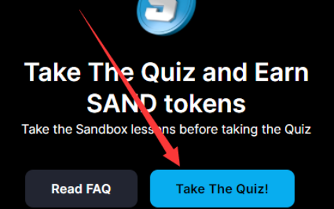 Sandbox联合CoinMarketCap空投579900枚SAND，参与者每人可获得10枚SAND奖励！