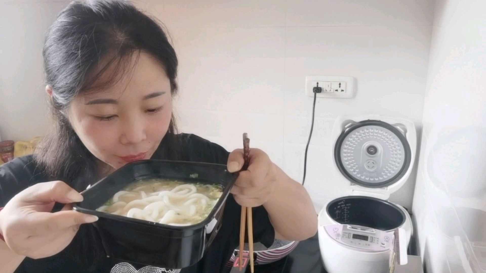 失业在家的我,尝试乌冬面的第二种吃法,香!