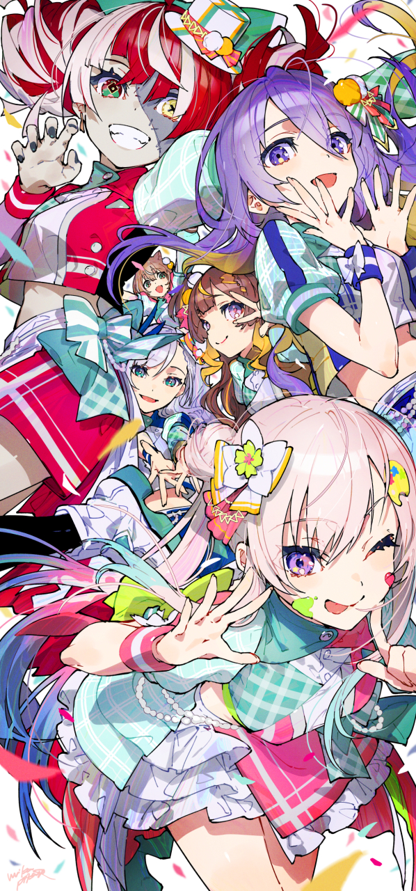 idols  画师:mika pikazo #hololive# #vtuber# #动漫头像和壁纸