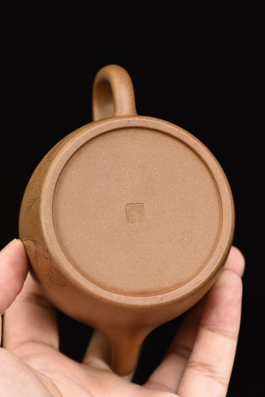 宜兴紫砂壶张重庆全手工笠帽壶原矿段泥200cc