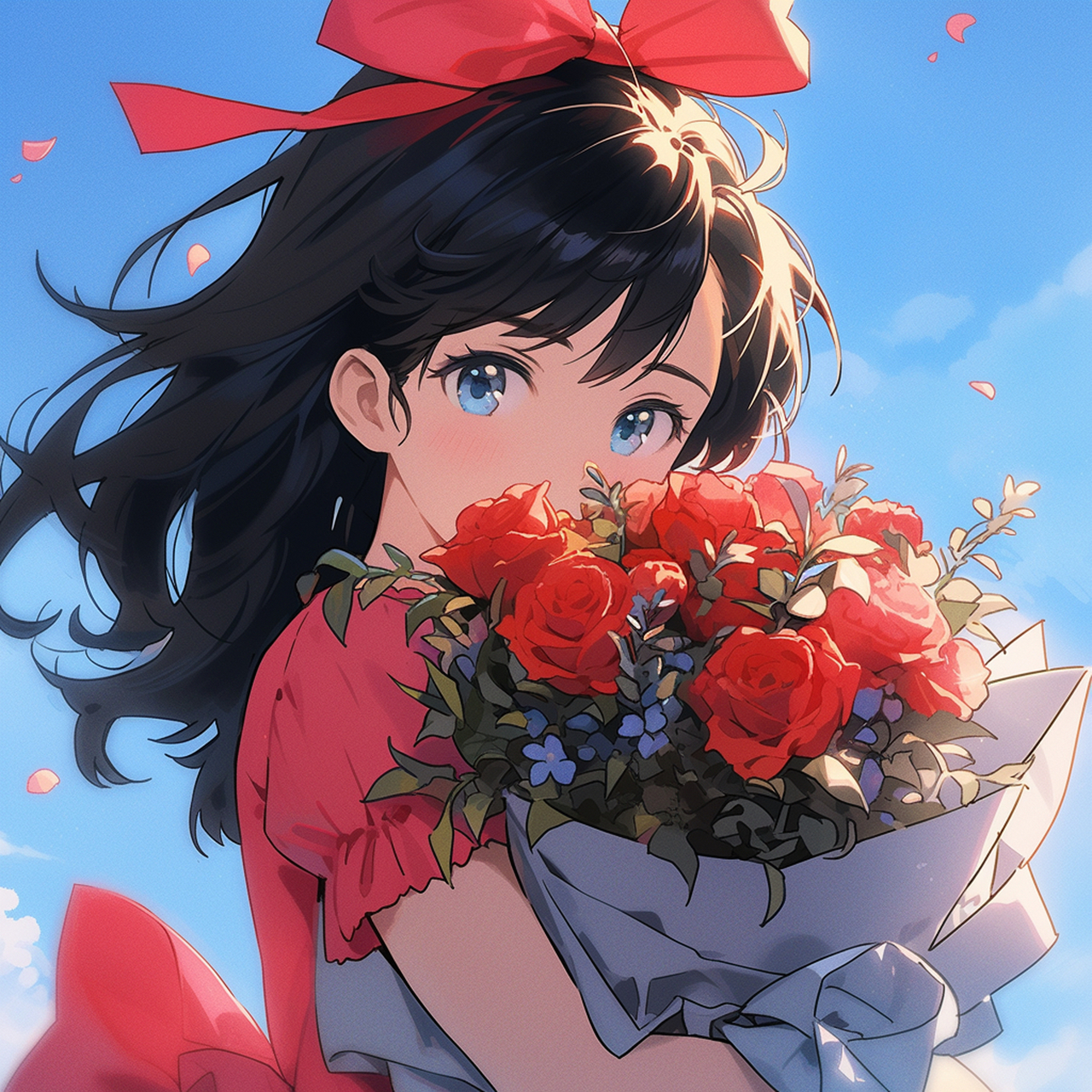 旧漫情头@你的那个他或她一起换玫瑰花头像 	 可爱浪漫情侣头像