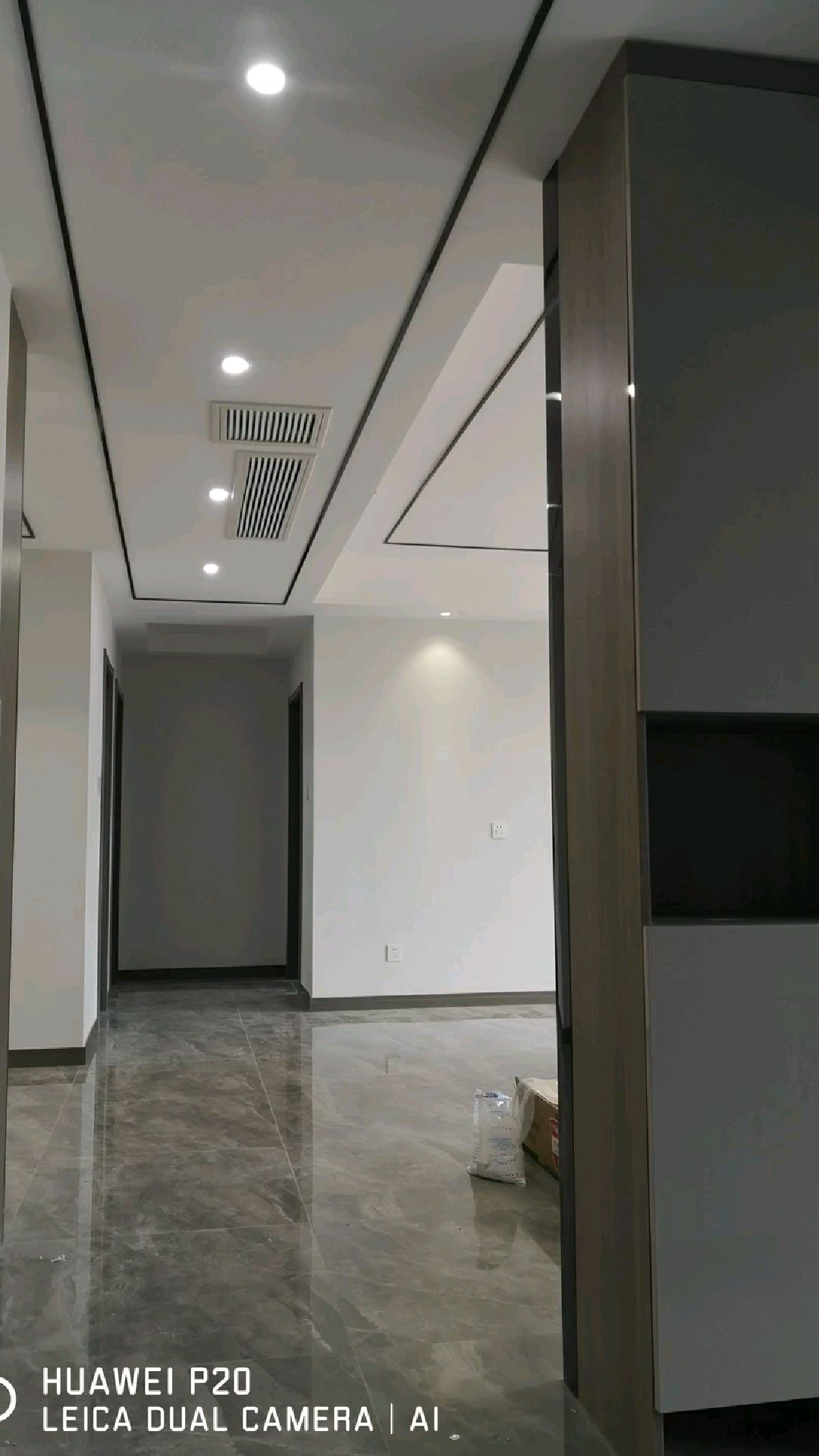 现代简约黑白灰 石材大板背景墙 ,装修完工,也爱啦-度小视