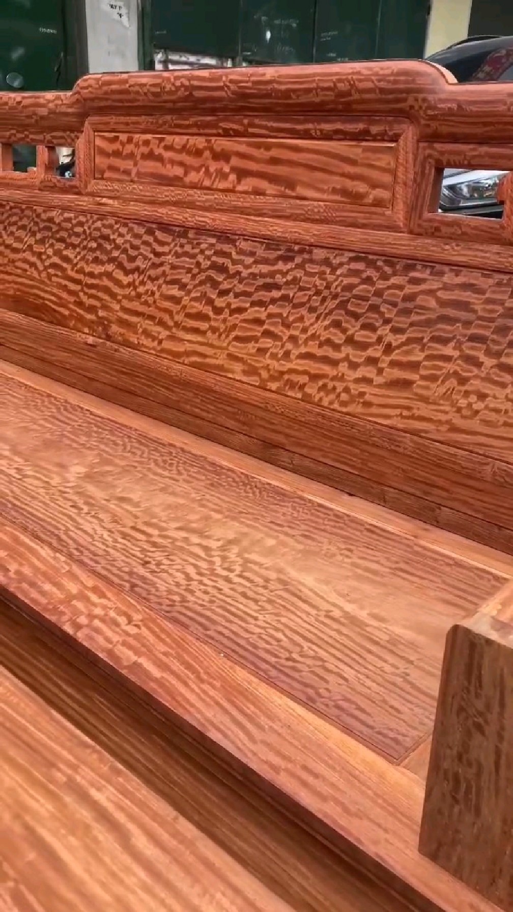 缅花水波纹沙发