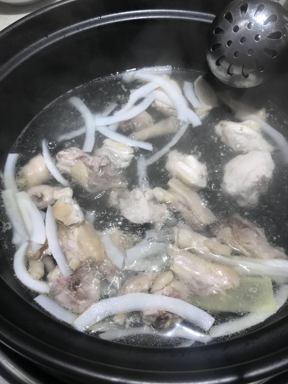 椰子猪肚鸡,看着清淡,营养好吃