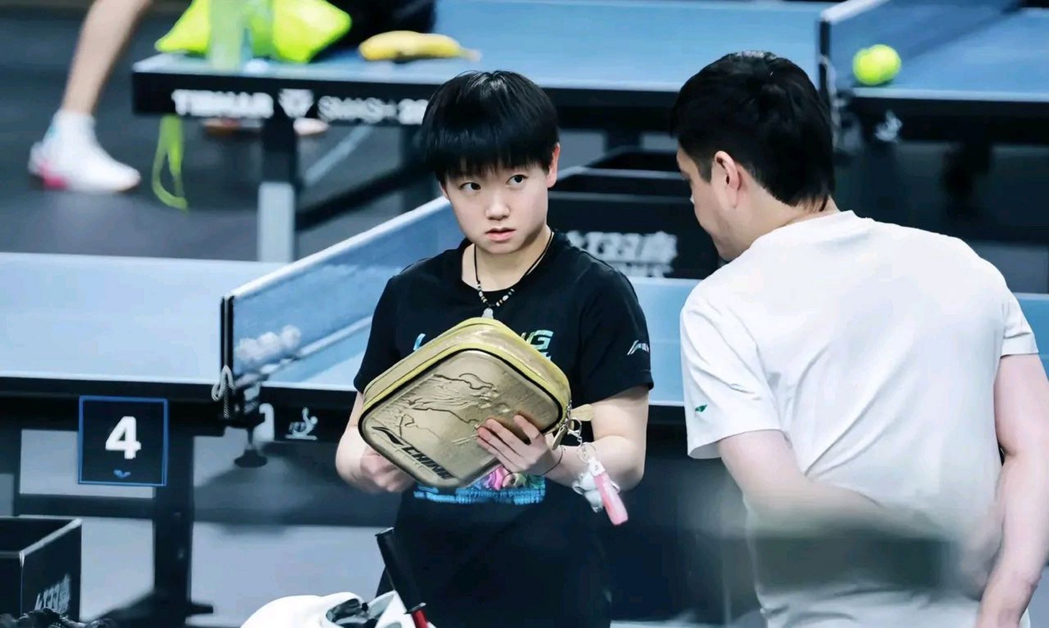 莎莎:邱师傅我这次亚运会身兼四项呢,咱们需要好好制定计划.