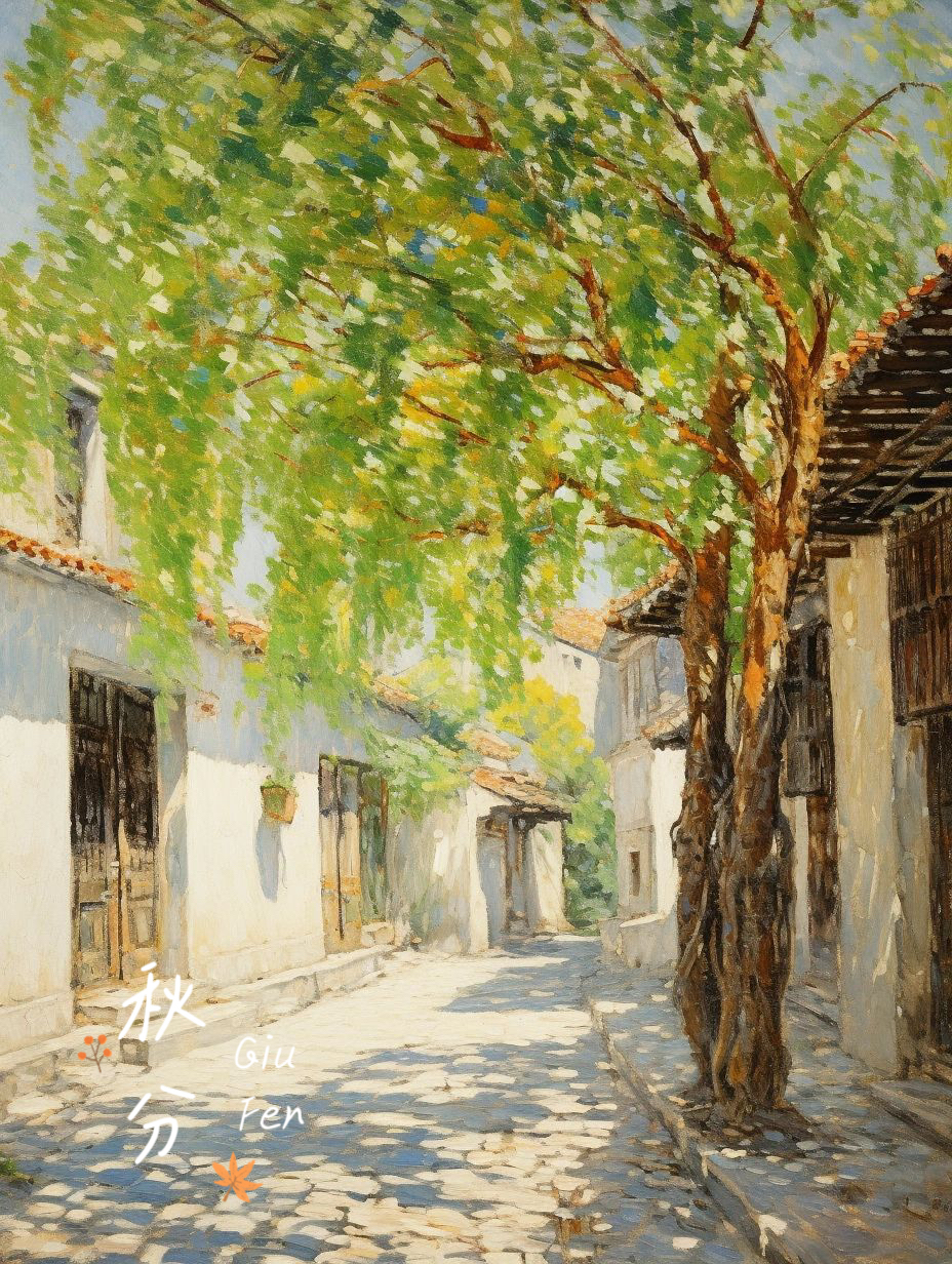 陷入雨天的气氛里感受到了凉凉的秋意 今日秋分