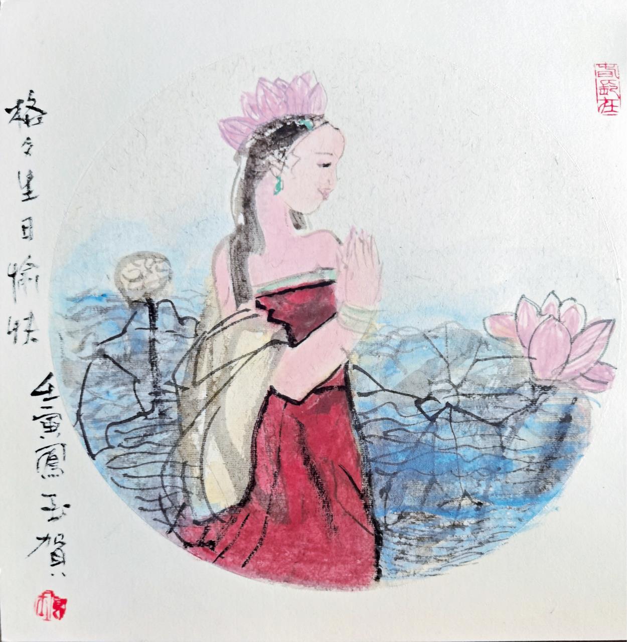 三八节拜访了88高龄的著名女画家陈凤玉