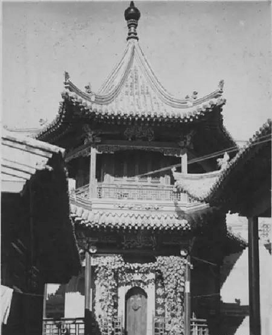 老照片  河北 张家口的清真寺和承德的普宁寺    佛门圣地 历史悠久