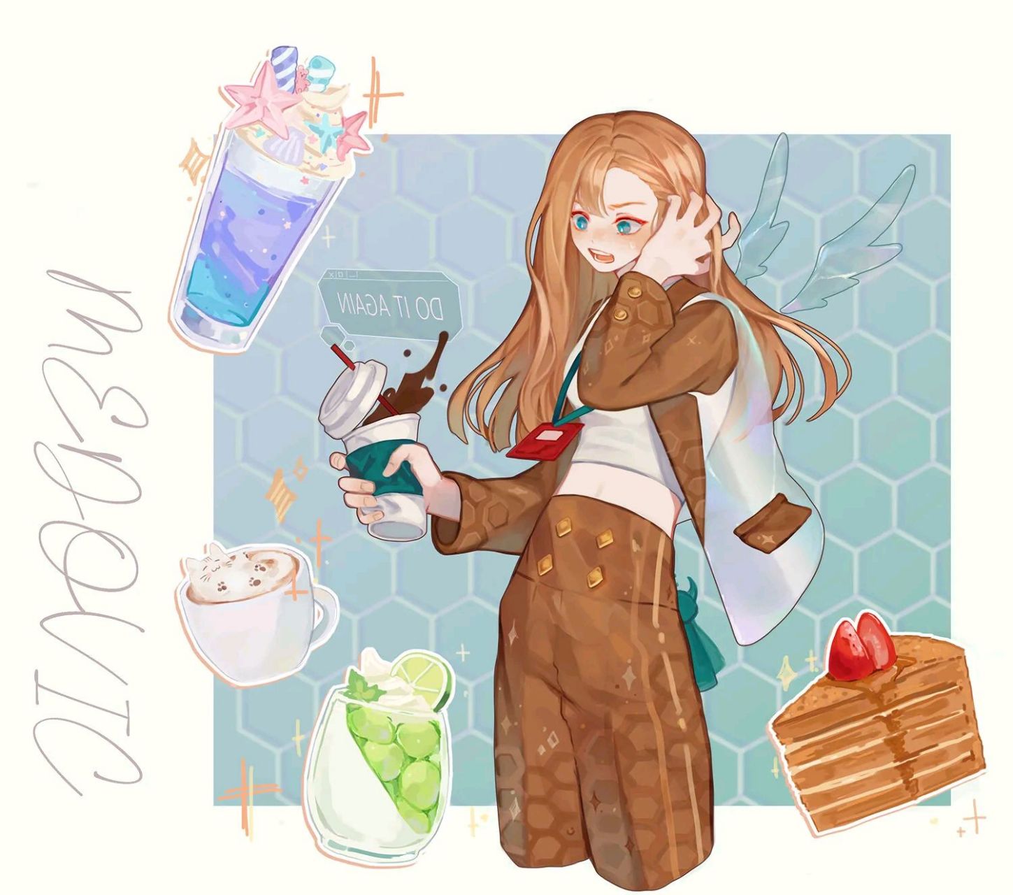 画师na sa动漫角色绘画欣赏,可爱与帅气并存. #动漫# #插画# #二次元