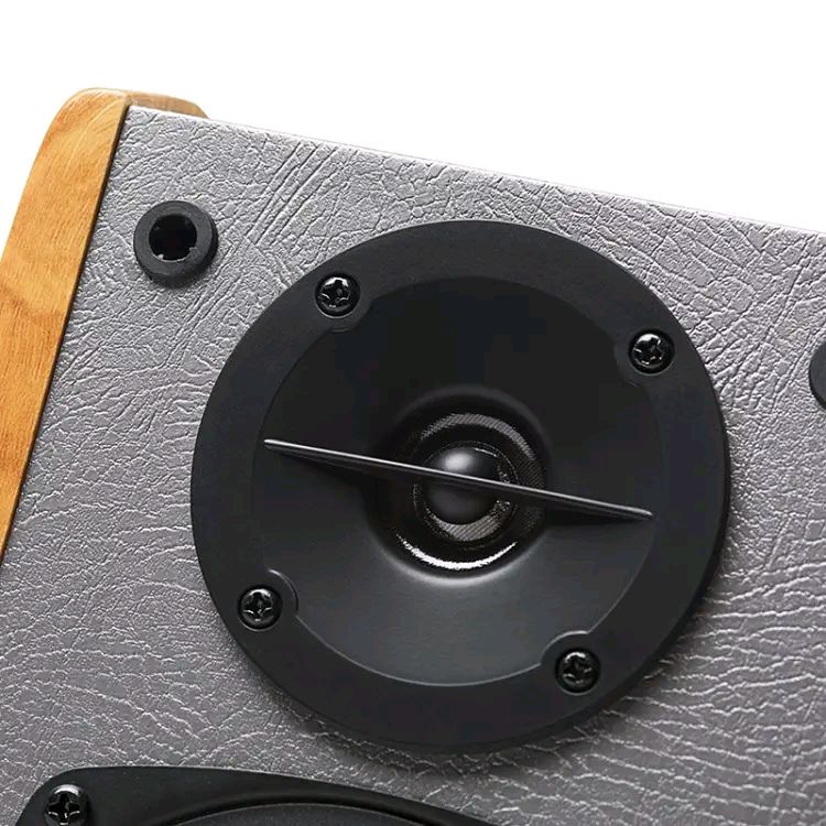 漫步者桌面音箱r1000tc评测:木制纹理侧板,经典简洁设计