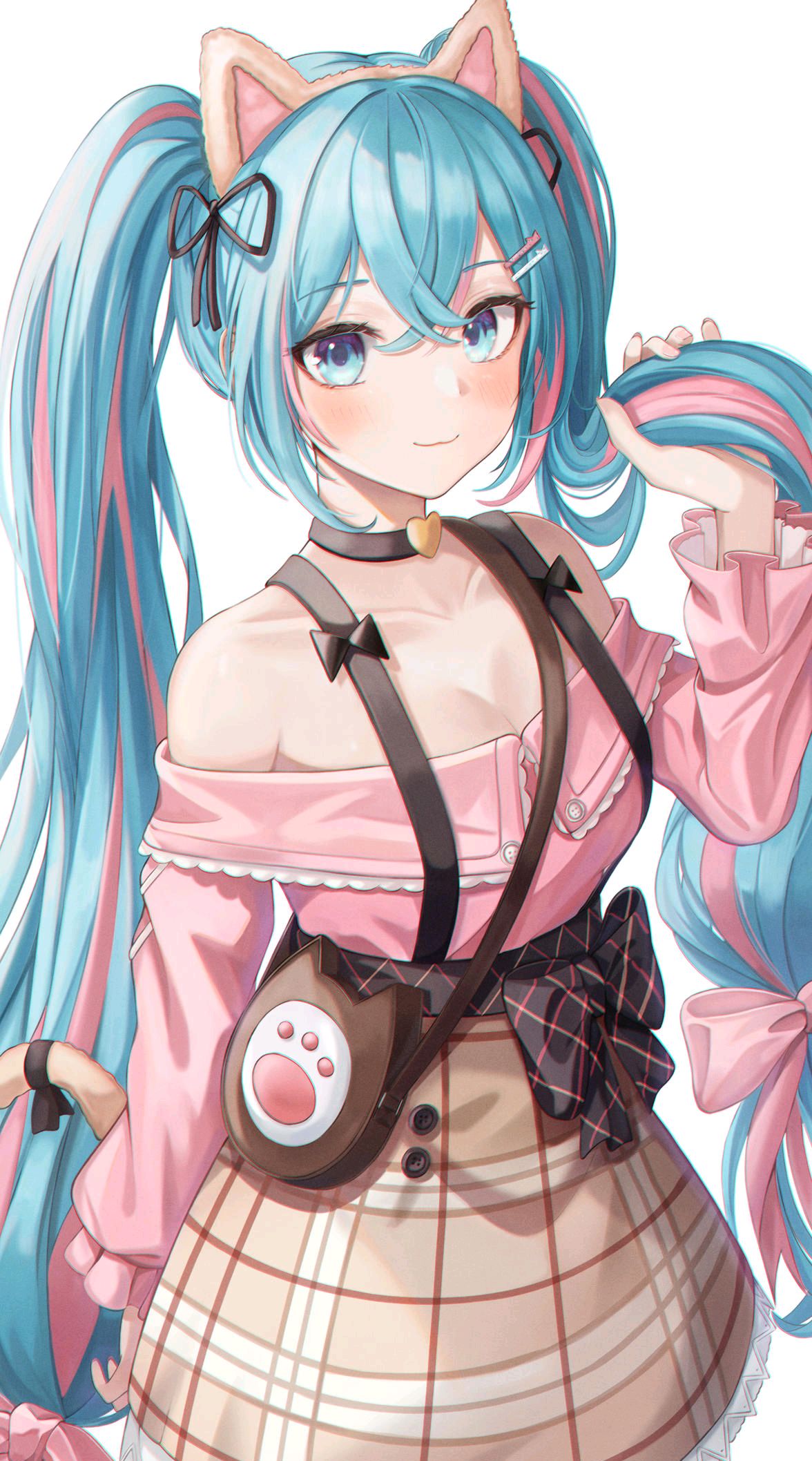 各款双马尾初音手机高清壁纸,你爱了么?