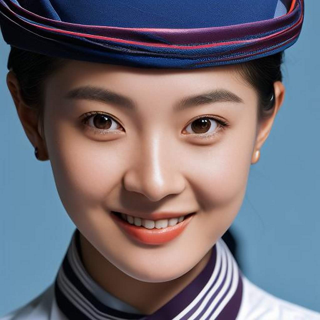 02形象气质:空姐通常需要具备良好的形象气质,包括外表端庄,仪态