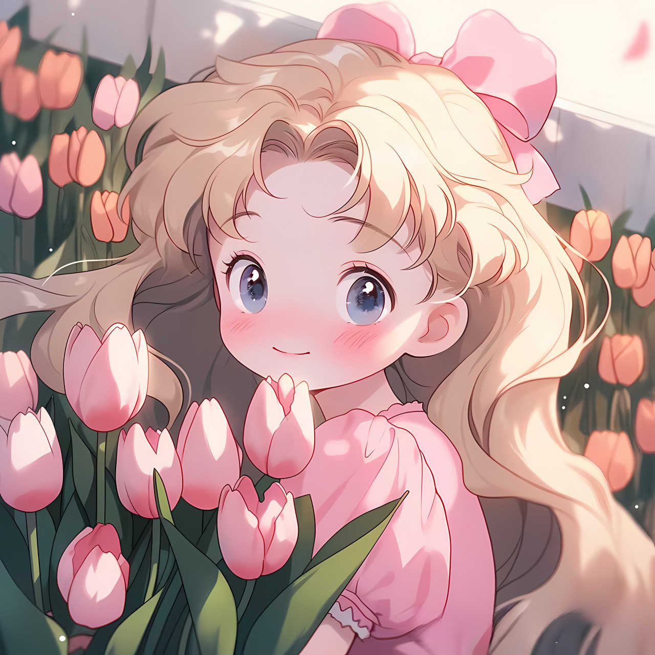 送你一束花花 #二次元# #ai绘画# #ai共创计划