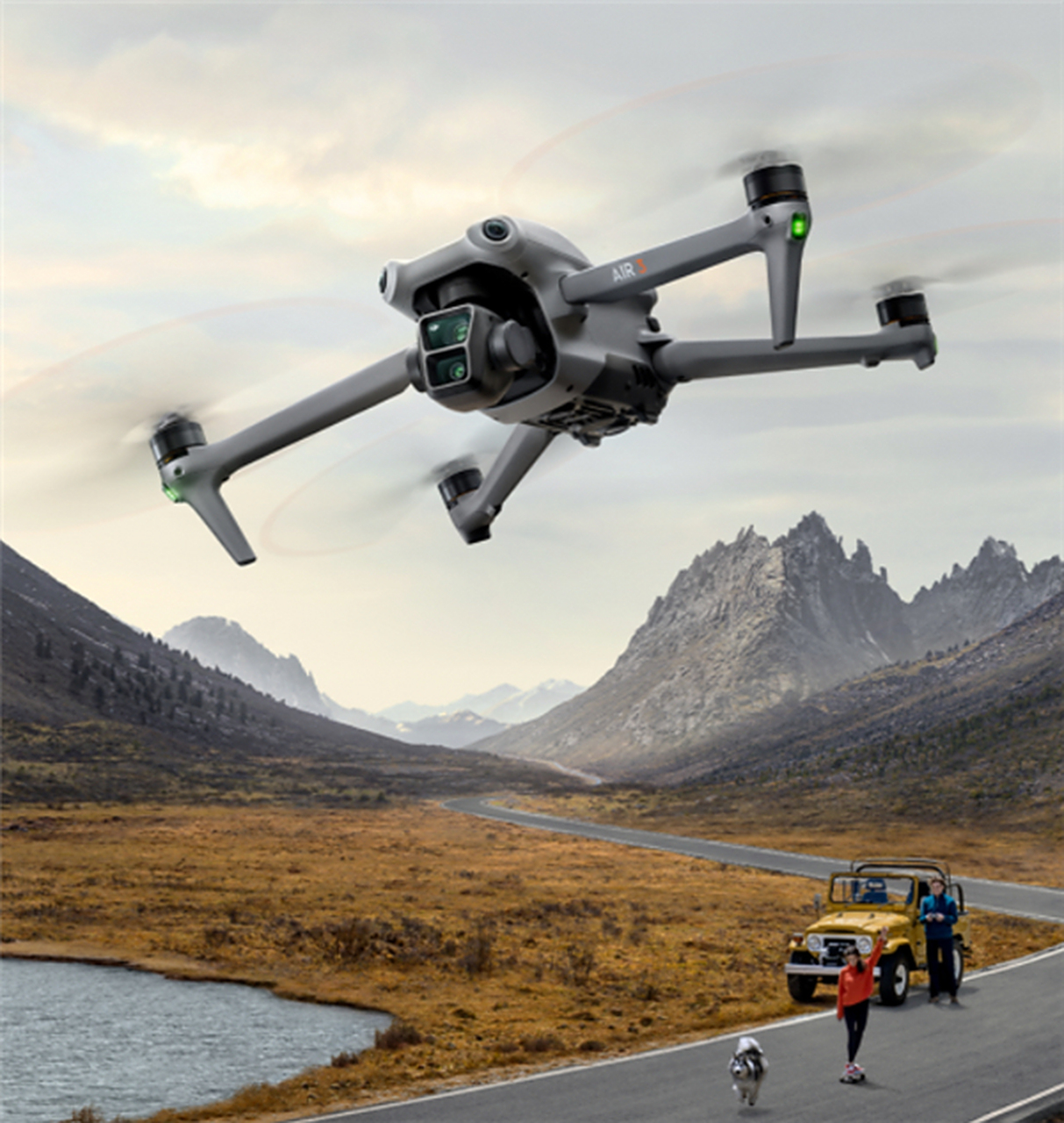 主要这5点 7月25日晚,大疆正式发布大疆air 3无人机,售价6988元起.