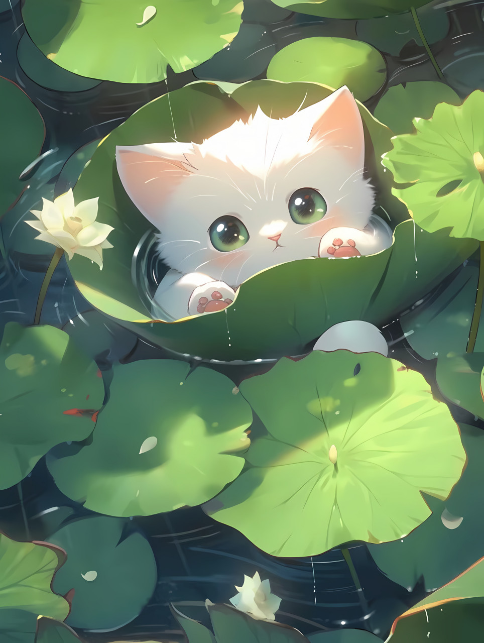 可爱小猫猫🐱 #二次元# #ai共创计划# #ai绘画