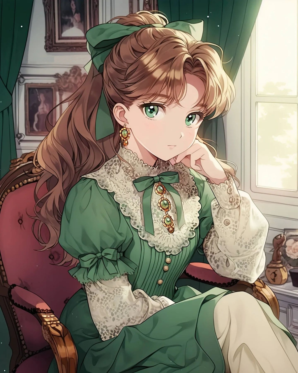 美少女战士的欧式宫廷复古风头像分享 看起来都挺好看的 #4月创作打卡