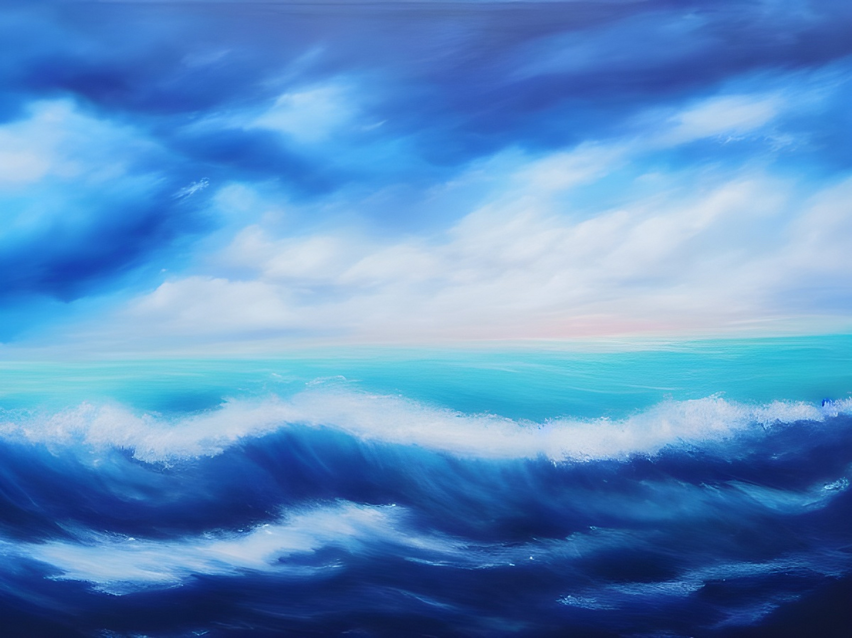 ai绘画「夜晚海边」[比心][比心] #二次元美图#  #ai绘画#  #治愈系