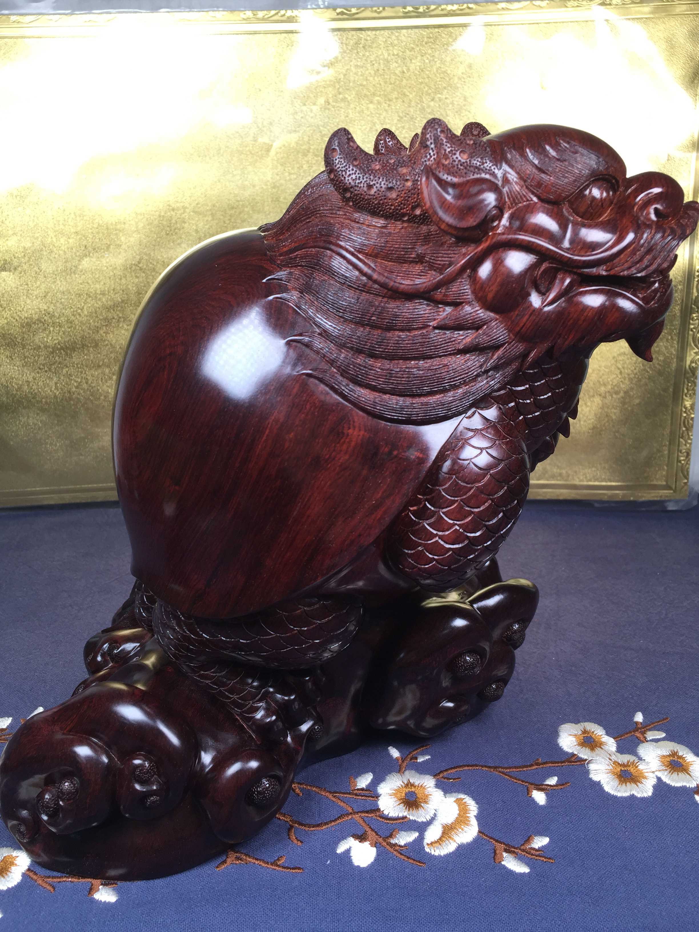 海南黄花梨紫油梨老料龙龟