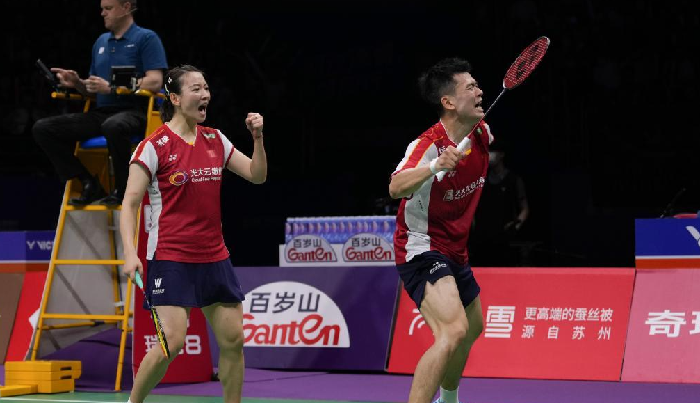中国羽毛球队苏迪曼杯三连冠,完胜韩国队,综合实力受挑战