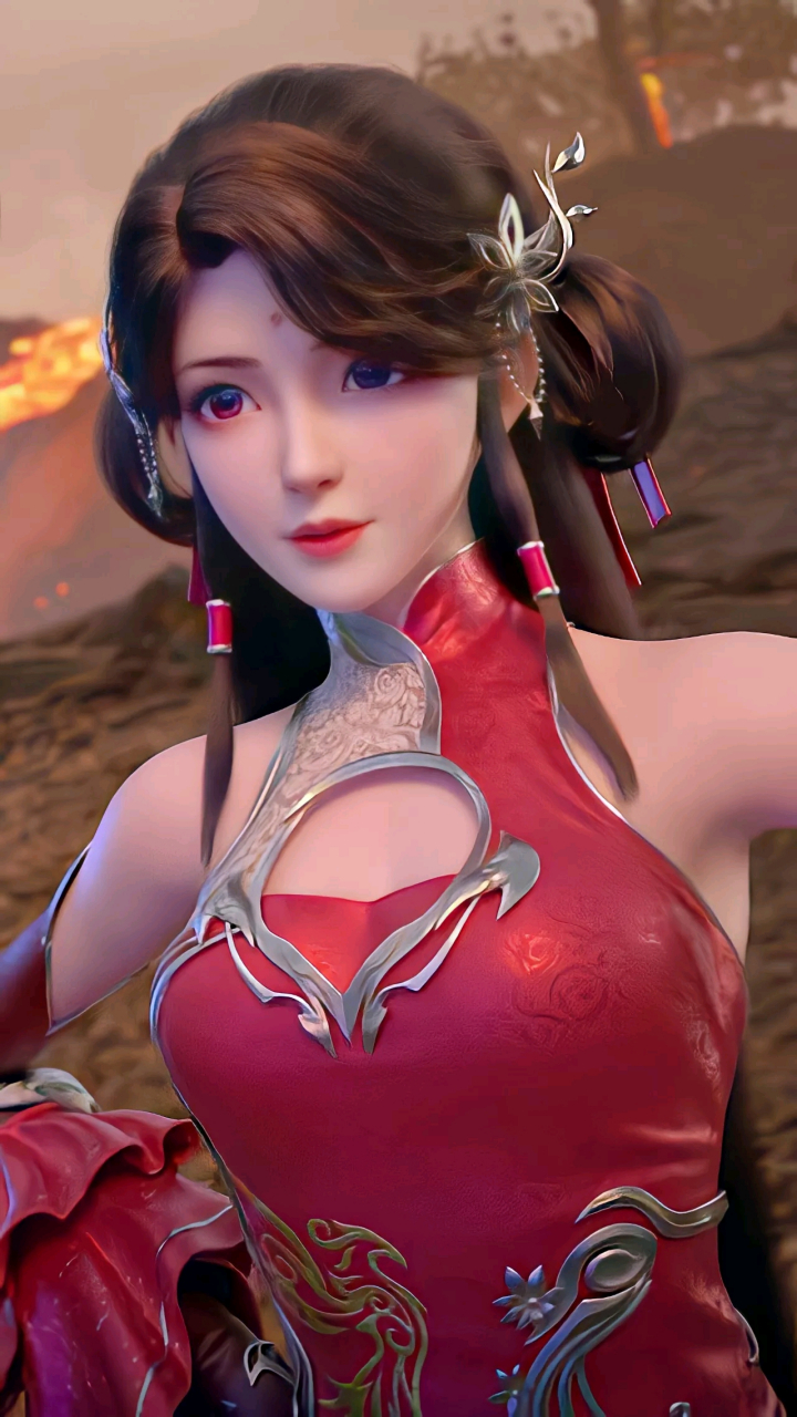 火灵儿精美壁纸分享#国漫女神# #完美世界# #火灵儿