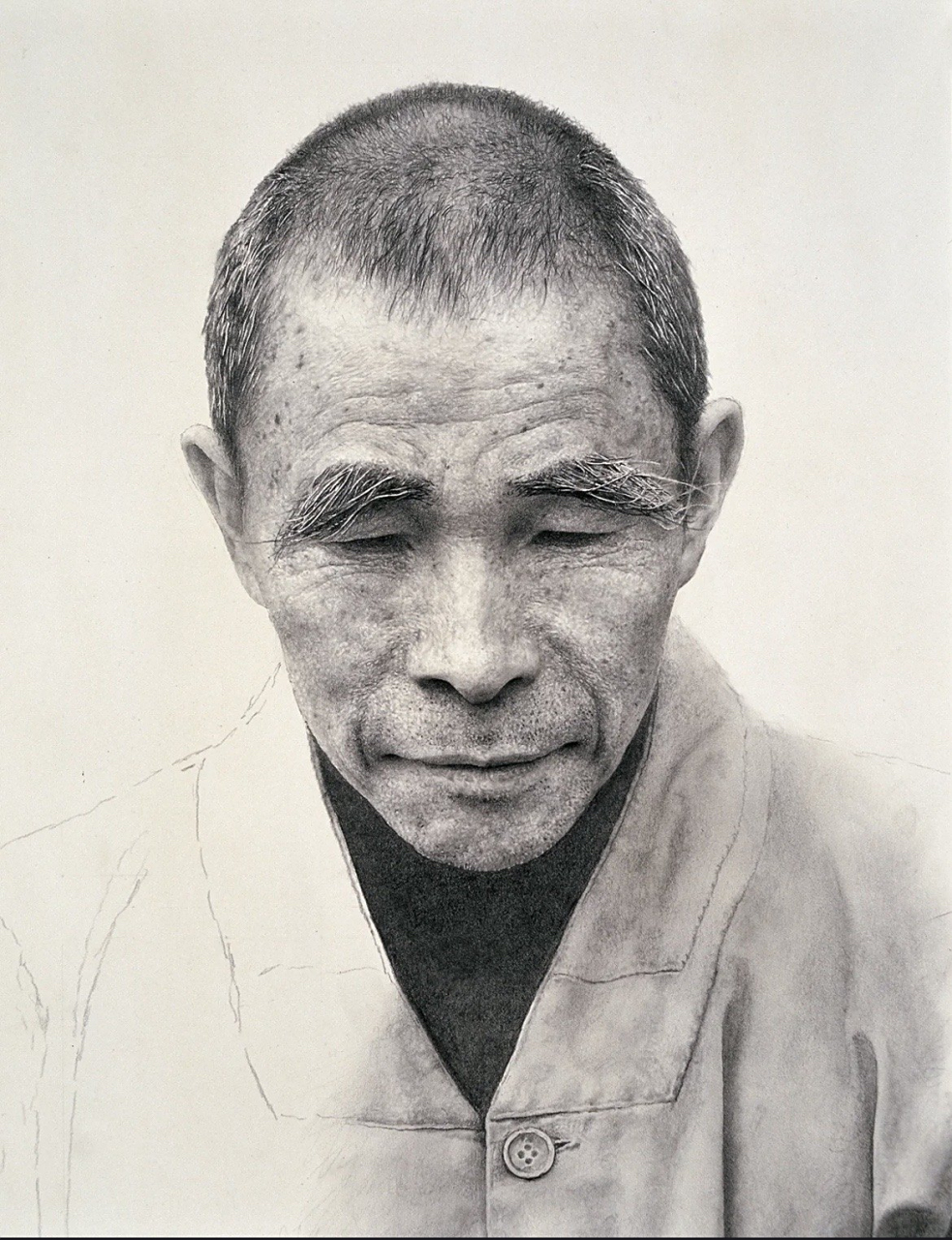 素描名师——应金飞素描作品欣赏,他的绘画风格保持了精微,神秘或超