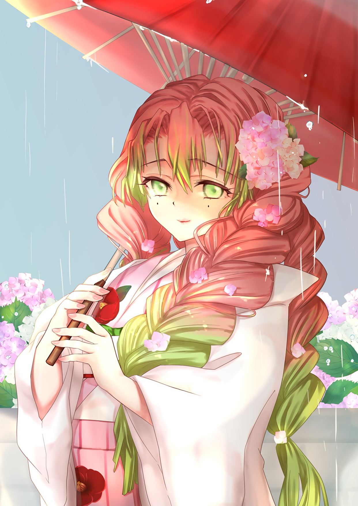 鬼灭之刃:樱饼女孩甘露寺蜜璃,超级大胃王,绝世小可爱