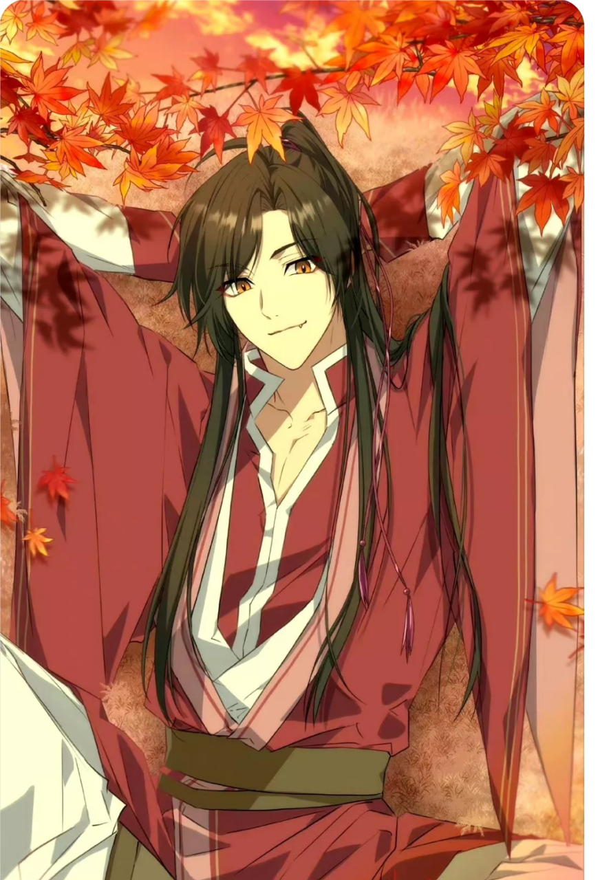 少年花城的小虎牙好可爱#花城谢怜#