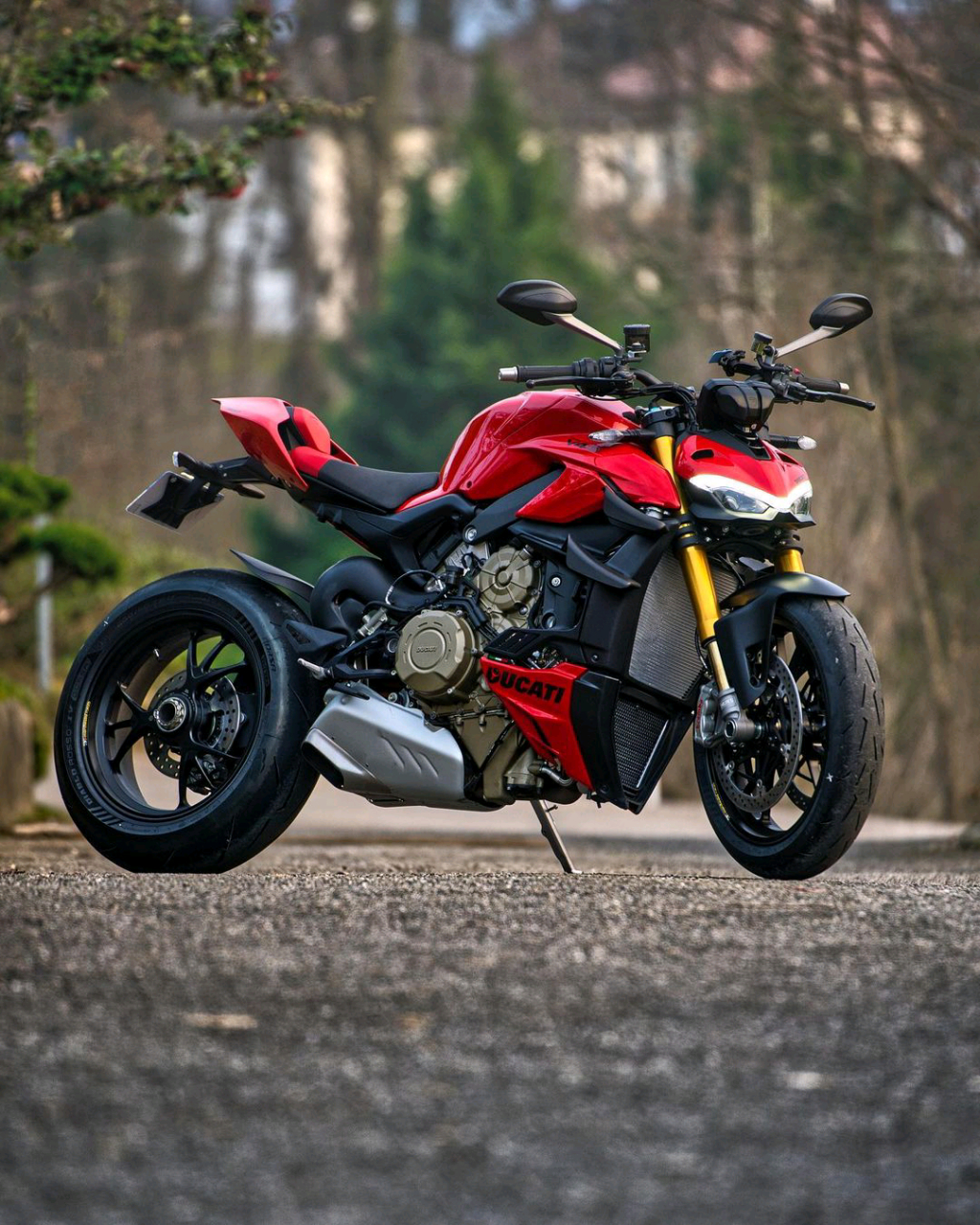 杜卡迪街霸#摩托车