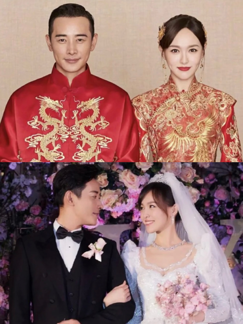 明星结婚照,你更喜欢哪对?[温暖]