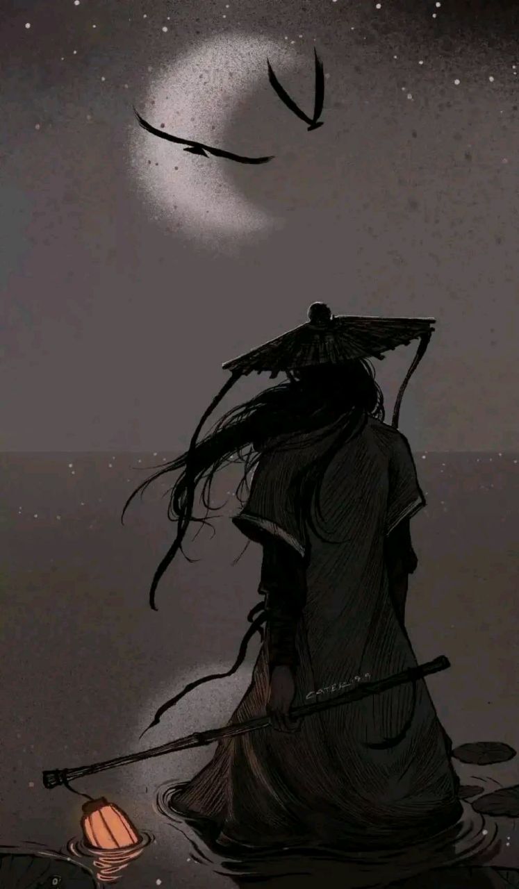 壁纸～人间孤独客,一人一剑江湖漂泊