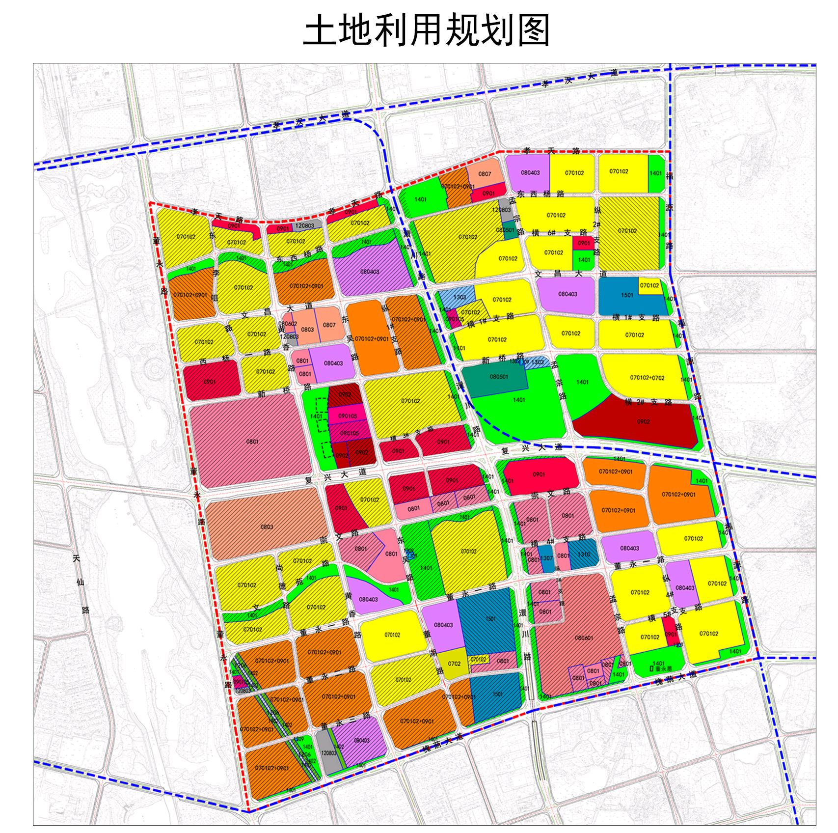 孝感东城区规划图2030图片