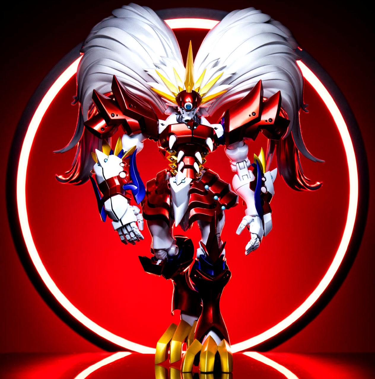 模型欣赏:千值练 riobot 超级机器人大战 红之修罗神,by lam闻风.